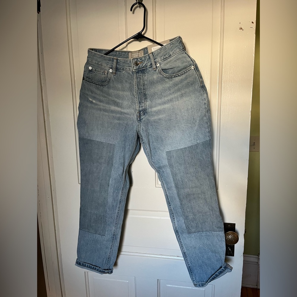 Everlane Curvy ‘90s Cheeky Straight Patchwork Jean